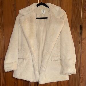 Altar'd State Cream Teddy Jacket